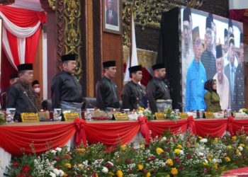 Suasana Paripurna Istimewa Peringatan HUT Provinsi Jambi ke-66. (Foto : Dok. Humas).