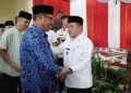 Gubernur Bermaaf-maafan saat Halal Bihalal dengan Pemkab Sarolangun. (Foto : Dok.Diskominfo/Harun)