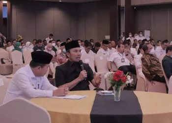 Ketua DPRD Provinsi Jambi Edi Purwanto menghadiri Musrenbang dalam Rangka Penyusunan RKPD Provinsi Jambi Tahun 2024. (Foto: Humas)
