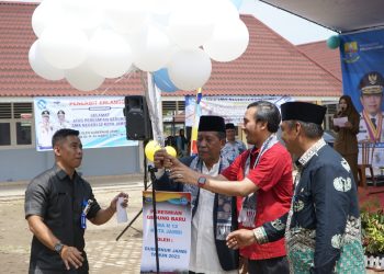 Ketua DPRD Provinsi Jambi, Edi Purwanto saat Menghadiri Peresmian SAMN 12 Kota Jambi. (Foto : Dok. Humas)