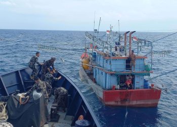 Kapal Penangkap Ikan Indonesia yang Diamankan Pihak KKP. (foto : Dok. KKP)