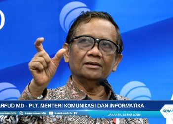 Plt Menteri Kominfo, Mahfud MD. (Foto : Dok. InfoPublik.id)