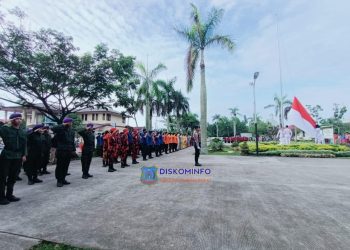 Upacara Peringatan Hari Lahir Pancasila Tingkat kabupaten Tanjab Barat. (Foto : Dok. Diskominfo TJB).