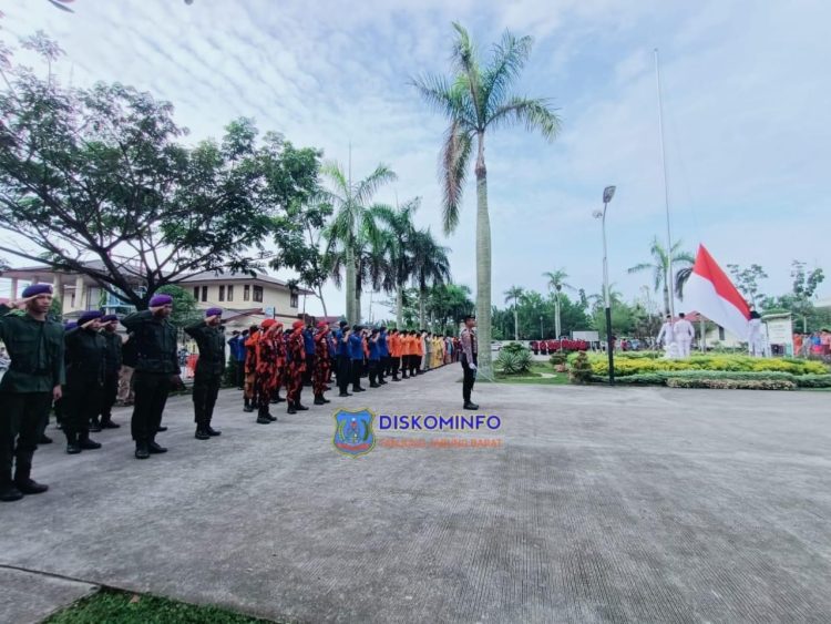 Upacara Peringatan Hari Lahir Pancasila Tingkat kabupaten Tanjab Barat. (Foto : Dok. Diskominfo TJB).