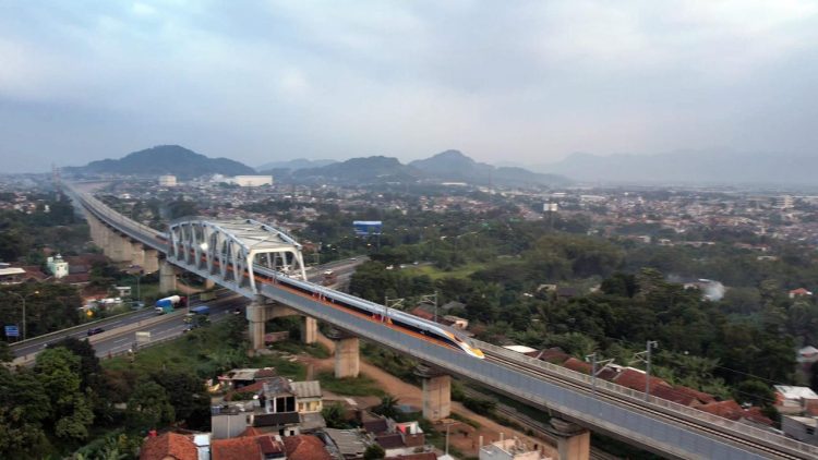 Kereta Cepat Jalur Jakarta-Bandung. (Foto : Dok. KCIC).