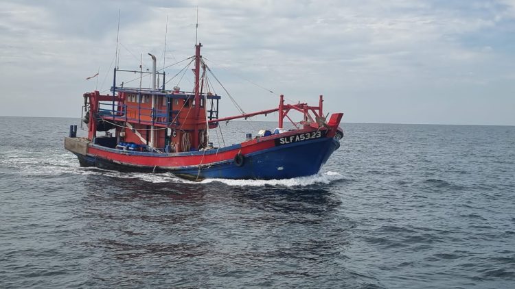 Kapal Ikan Berbendera Malaysia yang Diamankan Kementerian Kelautan dan Periknan. (Foto : Dok. Istimewa)