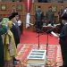 Ketua DPRD Provinsi Jambi, Edi Purwanto saat Memimpin Pengambilan Sumpah Janji 3 Anggota DPRD Provinsi Jambi Penggantian Antar Waktu. (Foto : Has).