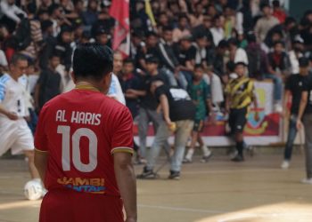Gubernur Jambi Al Haris Resmi Buka Turnament Futsal Piala Gubernur 2023. (Foto: Dok. Diskominfo)