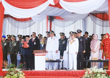 Pemkab Tanjabbar gelar Upacara Peringatan HUT RI Ke 78 Tahun 2023. (Foto: Dok. Prokopim Tjb)