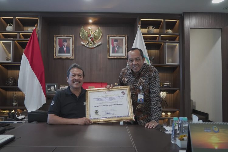 Opini Kualitas Layanan Tertinggi dari Ombudsman untk KKP. (Foto: Dok InfoPublik).