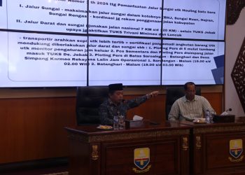 Gubernur saat Berdialog dengan Asosiasi Sopir Batubara. (Foto: Dok. Diskominfo).