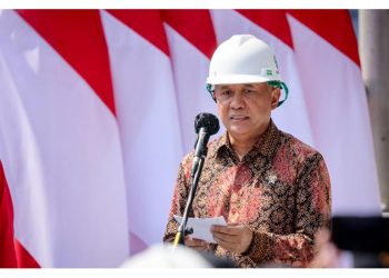 Menteri Koperasi dan UKM Teten Masduki pada acara peresmian Pabrik Minyak Makan Merah Pagar Merbau, di Kabupaten Deli Serdang, Sumatera Utara. (Dok. Kemenko PMK).