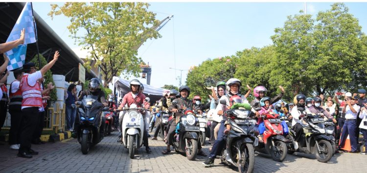Program Mudik Gratis Sepeda Motor Naik Kapal Laut. (Foto: Dok. Kemenhub).