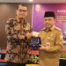 Gubernur Jambi Al Haris bersama Kepala Pusat Kebijakan Prasarana Transportasi dan Integrasi Moda, Kementerian Perhubungan, Capt. Novyanto Widadi, Selasa (21/5). / Foto/Ist