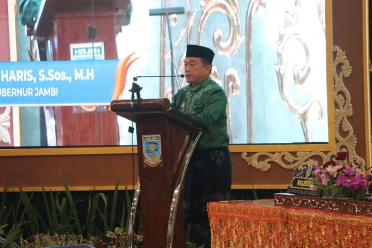 Gubernur Jambi saat Menghadiri HUT ke 623 Kota Jambi. (Dok. Diskominfo JMB).