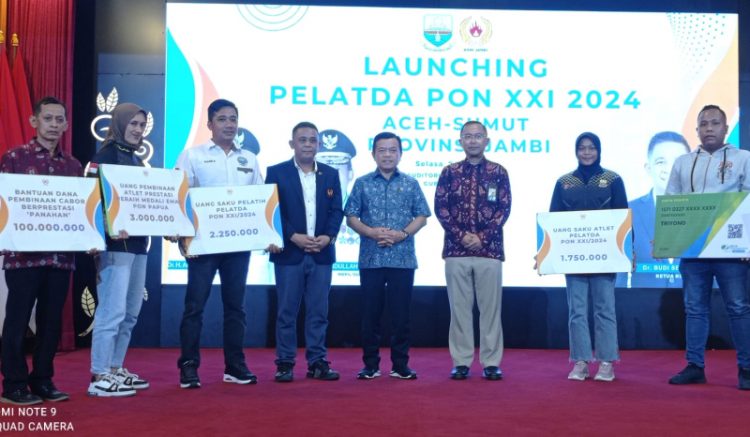 KONI Jambi Launching Pelatda Menuju PON Aceh-Sumut, Gubernur Targetkan Masuk 10 Besar