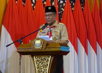 Wagub Sani saat Pembukaan Rakerda Kwarda Jambi Tahun 2024. (Dok. Ist).