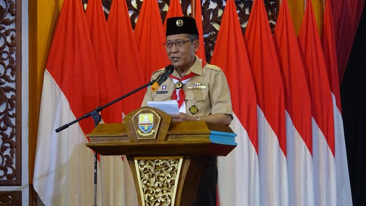 Wagub Sani saat Pembukaan Rakerda Kwarda Jambi Tahun 2024. (Dok. Ist).