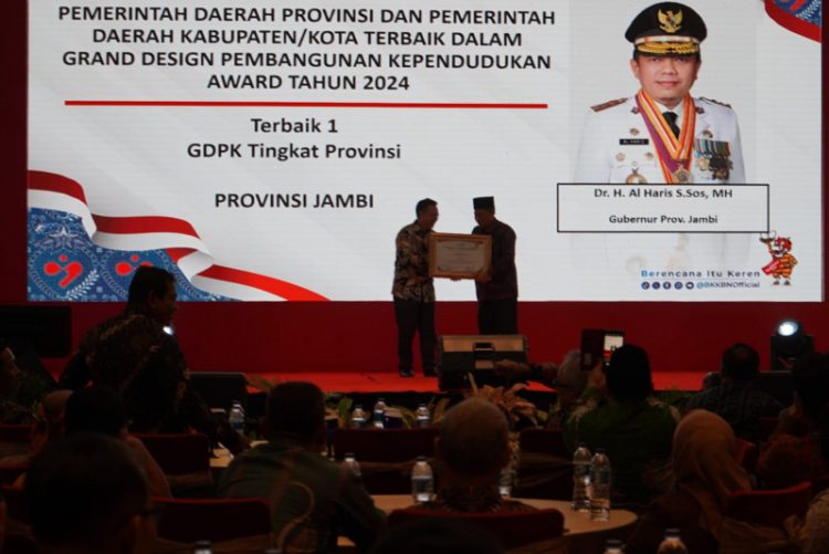 Jambi Provinsi Terbaik 1 GDPK Award 2024