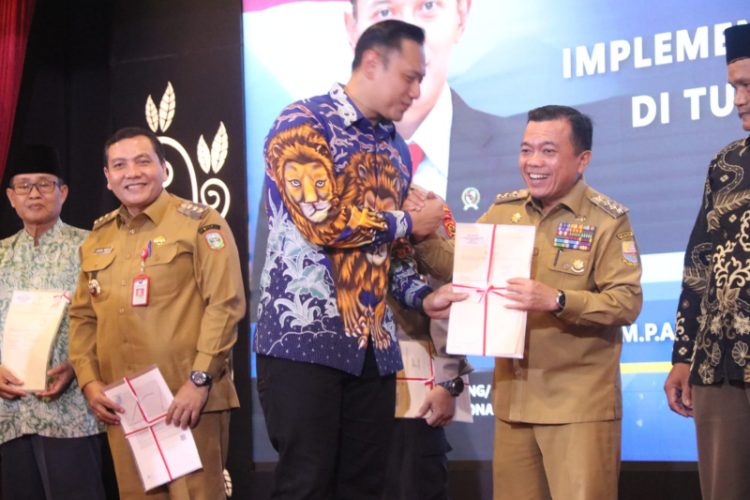Menteri AHY Puji Kinerja Gubernur Jambi Sukseskan Program Reforma Agraria