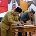 Penandatanganan NPHD Oleh Gubernur Jambi dan Danrem 042/Gapu. (Ist).