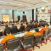 Ketua DPRD Provinsi Jambi saat Menjelaskan Tentang Fungsi dan Kewenangan Lembaga Legislatif kepada Mahasiswa Unja. (Dok. Humas).
