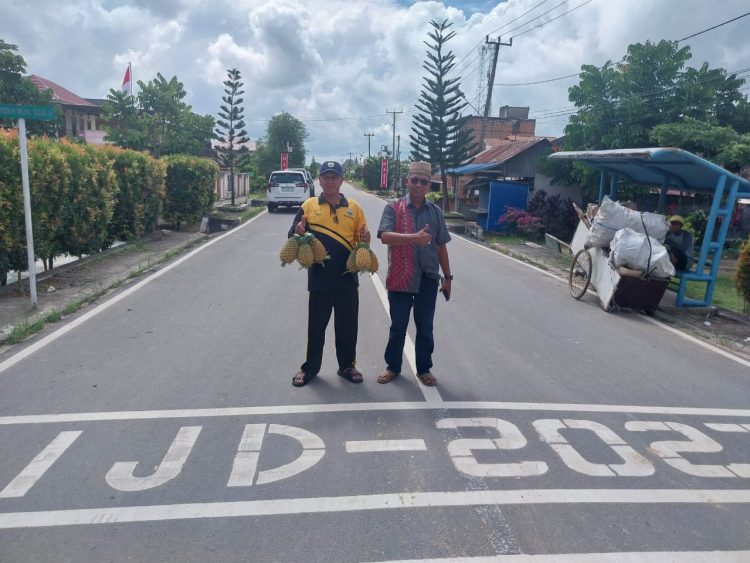 Penampakan Jalan Program IJD 2023 di Wilayah Muarojambi. (Dok. Ist).