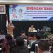 Kepala Bidang Komunikasi Publik Amirzan memberikan sambutan dalam Bimtek Dasar Desain Grafis di Hotel Wiltop, Kota Jambi, Kamis (11/7). / Foto/Ist