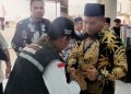 Penyambutan jamaah haji Jambi oleh Komisi IV DPRD Provinsi Jambi di Bandara Hang Nadim Batam, Jumat (19/7). / Foto/Ist