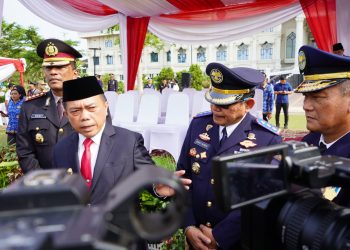 Al Haris Memberikan Tanggapan Terkait ada ASN jadi Timses, Selasa (17/09). Foto/Ist