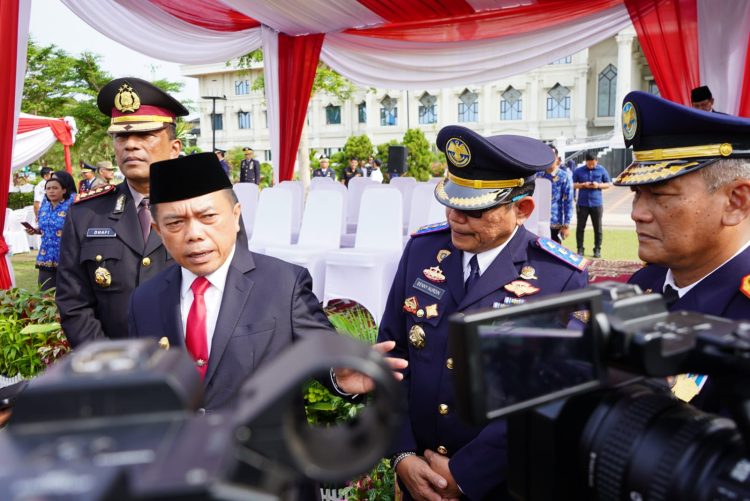 Al Haris Memberikan Tanggapan Terkait ada ASN jadi Timses, Selasa (17/09). Foto/Ist