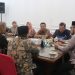 Audensi Pjs Gubernur Jambi Sudirman bersama Direktur Urusan dan Pendidikan Kemenag RI dan Kepala Sub Direktorat Kelembagaan Dirjen Bimmas Buddha Kemenag, Kamis (24/10). / Foto/ist
