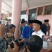 Ketua Sementara DPRD Jambi, M. Hafiz memberikan keterangan pers usai menghadiri Deklarasi Kampanye Damai, Rabu (9/10). / Foto/ist