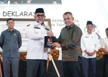 Deklarasi Netralitas ASN dan Kepala Desa pada Pemilihan Kepala Daerah Serentak Tahun 2024 di Provinsi Jambi, Rabu (23/10). / Foto/ist