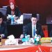 Ketua Sementara DPRD Provinsi Jambi (Tengah) saat Mempin Rapat Paripurna (09/09). Dok. Hms