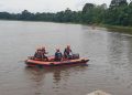 Proses Pencarian Korban yang Tenggelam di Danau Riak Tebo. /Dok/Ist
