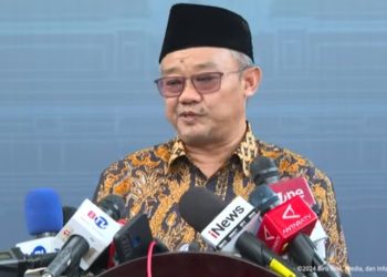 Mendikdasmen, Abdul Mu'ti Memberikan Keterang kepada Wartawan Usai Bertemu Pressiden Prabowo, Selasa, (26/11). Dok/Ist