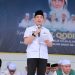 Pjs. Bupati Tanjab Barat Menyampaikan Sambutan saat Menghadiri Haul Syek Abdul Qodir Jailani, (14/10). /Dok/Ist