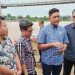 Ketua DPRD Provinsi Jambi, M. Hafis Fattah Memberikan Keterangan kepada Awak Media Usai Meninjau Kondisi Jembatan Aurduri 1. /Dok/Ist