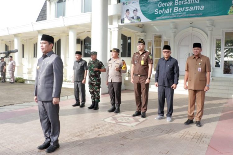 Pemlab Tanjab Barat Gelar Upacara Peringatan HKN ke-60 (12/11). /Dok/Ist