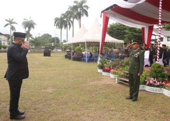 Sekda Sudirman Pimpin Upacara Peringatan Hari Bela Negara Ke-76 Tahun 2024, (19/12). /Dok/Ist