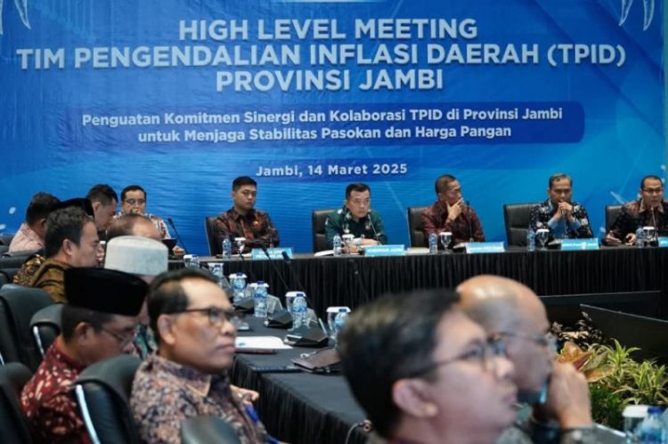 High Level Meeting TPID Jambi 2025, Jumat (14/3). / Foto/ist